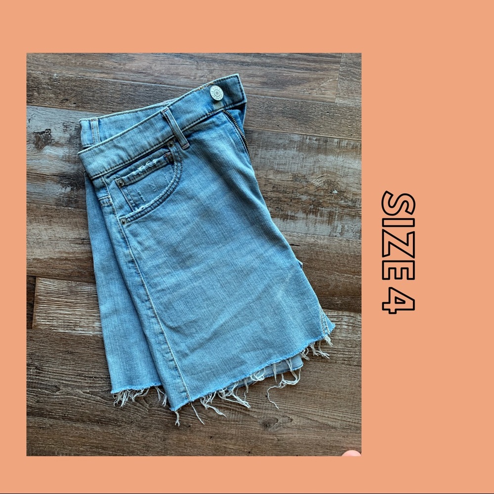 Express jean skirt